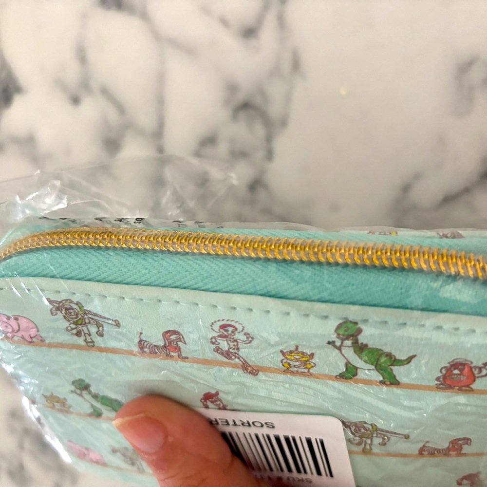 Toy story loungefly wallet baby blue!🦖 - Picture 3 of 6